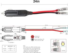 img 3 attached to 12Volt Replacement Cigarette Lighter Leads Replacement Parts -- Lighting & Electrical