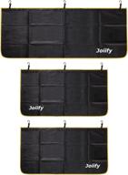 🔧 joiify 3-piece magnetic fender covers for mechanics, 25 powerful magnets, microfiber leather car fender protectors for suv or light trucks - large size логотип