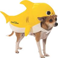 🦈 adorable rubie's baby shark pet costume: perfect for shark-themed fun! logo