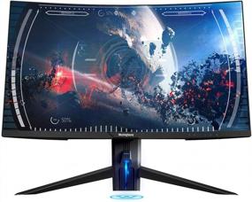 img 4 attached to 🎮 Immerse in Gameplay with the Westinghouse 27" FreeSync Curved Gaming Monitor, 144Hz - WC27PX9019