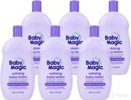 baby magic calming lotion 16.5oz, lavender & chamomile, pack of 6 logo