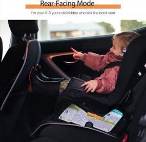 img 1 attached to Защитите свои автомобильные сиденья с помощью HEYTRIP Protector Car Seat Protector и противоскользящего коврика - водонепроницаемого, легко моющегося и нескользящего для детей от 0 до 12 лет.