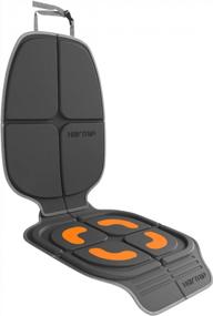 img 4 attached to Protect Your Car Seats With HEYTRIP Car Seat Protector And Kick Mat - Waterproof, Easy To Clean And Non-Slip For 0-12 Yr Kids