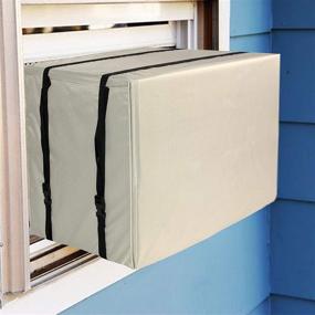 img 4 attached to Homydom Waterproof Window Air Conditioner Cover - Large Size: 27" L X 23" W X 18" H