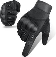 🧤 cierto motorcycle gloves: tactical hard knuckle gloves for men and women - touch screen, breathable & anti-slip logo