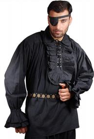 img 2 attached to Medieval Poet'S Captain Charles Vane Cosplay Costume Pirate Shirt - ThePirateDressing