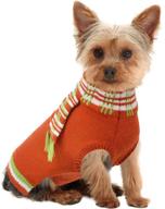 warm and stylish queenmore high neck dog sweater with scarf: keep your beloved pets cozy and fashionable! логотип