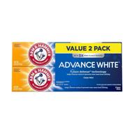 🦷 advanced whitening packaging by arm & hammer logo