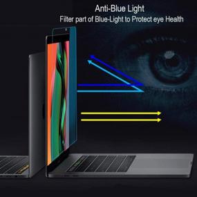 img 3 attached to COOSKIN Eye Protection Anti Blue Light Softness Glass Screen Protector Film For MacBook Pro 13.3 Inch A1706