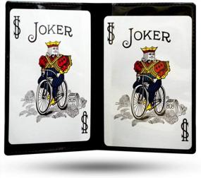 img 2 attached to Get Organized And Add Flair To Your Game With Magic Maker'S 5-Pack Black Card Wallets With Wild Jokers