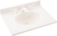 🔲 swan vt02231.058 ellipse solid surface single-bowl vanity top, 31-inch length x 22-inch height x 7.25-inch depth, tahiti matrix logo