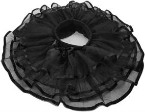 img 3 attached to BGFKS Layered Matching Hairbow Ballet Girls' Clothing : Skirts & Skorts