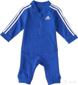 img 3 attached to Adidas AM1032 Tracksuit AOP Covrerall Apparel & Accessories Baby Boys : Clothing