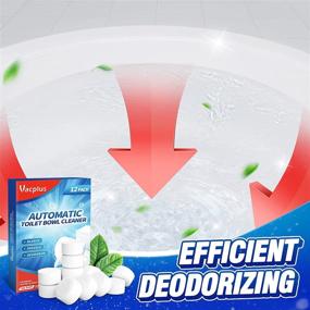 img 2 attached to Powerful 12 Pack Vacplus Toilet Bowl Cleaner Tablets with Bleach for Effortless Toilet Cleaning – Long-lasting Sustained-Release Technology