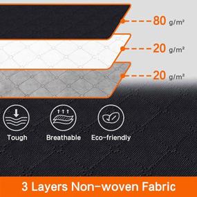 img 2 attached to Vieshful Under Bed Storage Containers Foldable Underbed Storage Bags Clothes Organizers For Bedroom Closet Dorm Blankets Sweaters Toys With Clear Window, Reinforced Handle, Sturdy Structure, 40L, 5-Pack, Black