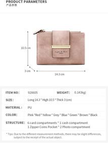 img 1 attached to Achieer Leather Compact Multifunctional Vintage Women's Handbags & Wallets - Wallets