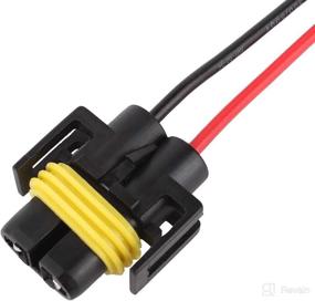img 2 attached to 🔌 Проводной разъем Winka H11 H8 с разъемами для фар и противотуманных фар - комплект из 4 штук