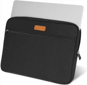 img 2 attached to 🔒 Water Repellent Black Sleeve Carrying Case for Inateck 13-13.3" MacBook Air/Pro Retina: A Protective Bag