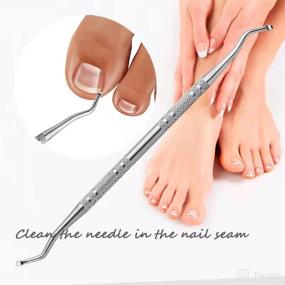img 2 attached to 💅 Top-Notch Super-Large Nail Clippers: Professional Stainless Steel Toenail Cutter with Wide Jaw Opening for Women, Men, and Seniors (Black)