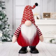 🎶 gmoegeft singing dancing christmas gnome plush: nordic tomte santa claus with music - perfect holiday decorations! логотип