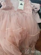 картинка 1 прикреплена к отзыву Платье NNJXD с оборками для свадебных платьев для девочек. от Sue Taylor