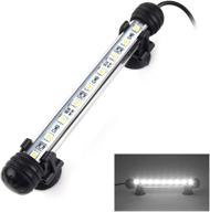 7.5-inch led aquarium light for crystal clear underwater illumination - submersible fish tank lighting in white logo