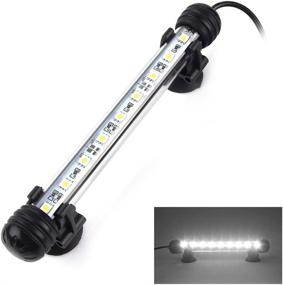img 4 attached to 7.5-Inch LED Aquarium Light for Crystal Clear Underwater Illumination - Submersible Fish Tank Lighting in White