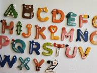 img 1 attached to JCREN Jumbo Magnetic Animals Alphabet Letters Set - Large Uppercase ABC Fridge Magnets For Fun Learning, Spelling & Preschool Education - Perfect Refrigerator Gift For Boys & Girls 3-5 Years Old review by Ricky Rey