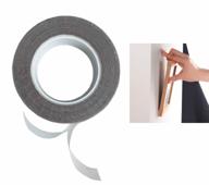 premium fixate cell pads: sticky anti-slip gel double sided tape roll - stick to glass, mirrors, whiteboards & more! logo
