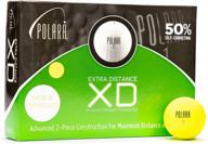 pack of 12 polara golf balls with self-correction technology for fixing hooks and slices - ideal for casual golfers logo