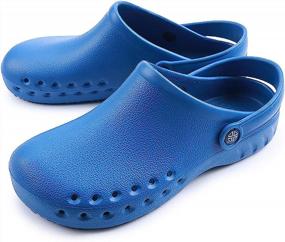 img 4 attached to Womens Garden Removable Indoor Outdoor Men's Shoes in Mules & Clogs