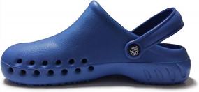 img 3 attached to Womens Garden Removable Indoor Outdoor Men's Shoes in Mules & Clogs