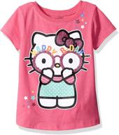 🎂 adorable hello kitty little birthday t-shirt – perfect for girls' clothing collection in tops, tees & blouses logo