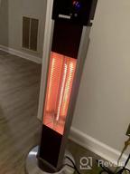 img 1 attached to Efficient Indoor Space Heating With Infrared Radiant Heater And Remote Control For Large Rooms And Patios review by Kendrick Dooley