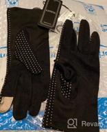 img 1 attached to 🧤 Lovful Women's Sunscreen Gloves: Lightweight Cotton Touch Screen Driving Gloves with UV Sun Protection review by David Thomley