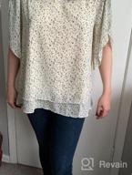 img 1 attached to Stylish And Comfortable: Jouica Women'S Flowy Chiffon Blouse For Fall review by Paul Vanlaere