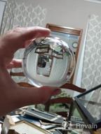 img 1 attached to 3-Inch Aqua Crystal Ball With Lion Resin Stand - Perfect For Decor, Photography, Gazing, Feng Shui, And Fortune Telling - Comes In Gift Box By Amlong Crystal review by Tina Harris