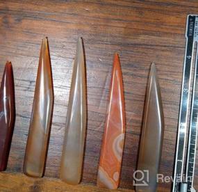 img 6 attached to Transform Your Jewelry With NIUPIKA 5-Piece Agate Burnisher Knife Set For Gold & Silver Polishing