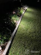 img 1 attached to LEONLITE 12-Pack Low Voltage LED Landscape Pathway Light - 5W 400LM, 12V Wired Outdoor Lighting, IP65 Waterproof & Oil Rubbed Bronze Finish, 3000K Warm White review by Peris Holland