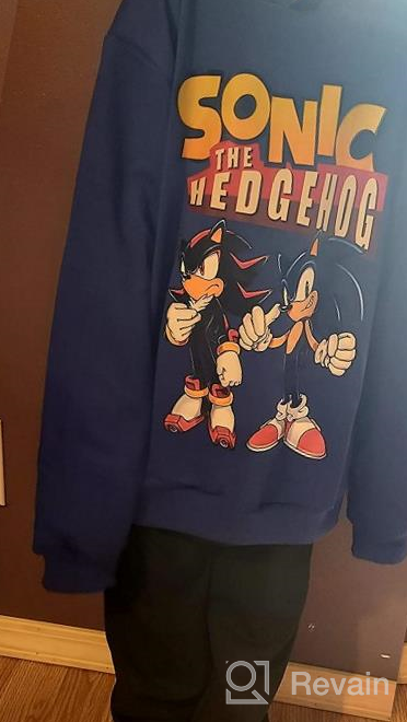 img 1 attached to 🦔 Hedgehog Tracksuit Boys' Clothing - Hoodie Children's Sweatshirt for Active Kids review by Justin Ellingson