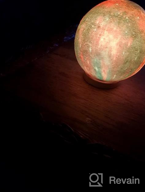 img 1 attached to 3D Galaxy Ball Moon Lamp - 16 Colors Moonlight Globe Luna Night Light With Stand Remote & Touch Control Night Light Bedroom Decor For Kids Girls Boys Women Gifts (Mars) review by Richard Payne