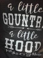 img 1 attached to Vintage Country Music Shirt: "A Little Country, A Little Hood" Women'S Funny Letter Tank Top review by Terry Napoleon