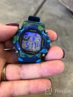 img 1 attached to Stay on Schedule with AZLAND 3 Alarms Kids Sports Wristwatch - Waterproof Digital Watches for Boys and Girls review by Danny Nedumaran