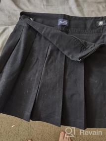 img 8 attached to The Children's Place Girls' Uniform Pleated Skort: Classic Style and Comfort for School