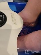 img 1 attached to Relax And Rejuvenate With Foot Bath Spa: Heat, Massage Rollers, Pumice Stone & More! review by Jonathan Brendemuehl