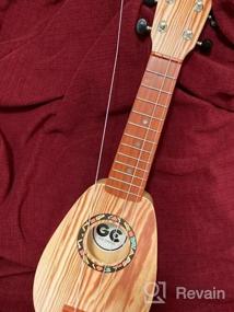 img 5 attached to 17 Inch Kids Guitar Ukulele: 4 Strings Ukeleles For Toddlers & Babies - Educational Learning Toy By Satisfounder