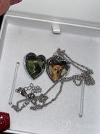 картинка 1 прикреплена к отзыву Сердцеобразное медальонное ожерелье SoulMeet с подвеской под семьей Поддерживайте близость с близкими с помощью серебра/золотой индивидуальной бижутерии Sunflower Heart Shaped Locket Necklace от Ricardo Stewart