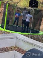 img 1 attached to ASTM Approved 12FT Trampoline For Kids With Safety Enclosure, Basketball Hoop & Ladder - Merax review by Nick Mosley