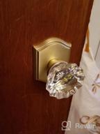 img 1 attached to Add Vintage Charm To Your Home Interior With CLCTK Antique Crystal Glass Door Knobs In Matte Black Finish review by Brian Trujillo