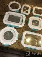img 1 attached to Keep Your Food Fresh And Organized With EATNEAT Glass Food Storage Containers - A 10-Pack Set With Airtight Locking Lids review by Shane Popo